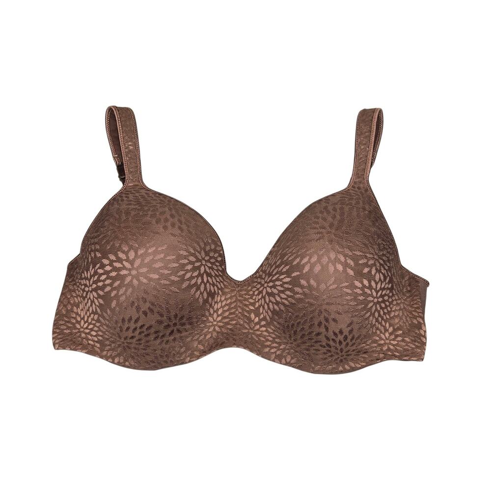 PLAYTEX Secrets Balconette Underwire Bra Dark Brown Size 44D